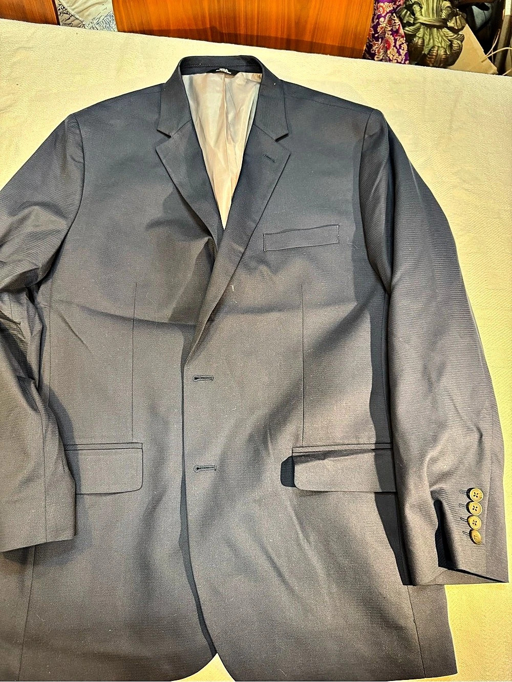 Haggar H26 Men's Blazer in Blue Size 46R Like New